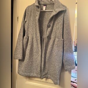 Patagonia Girls Gray Pea Coat XL